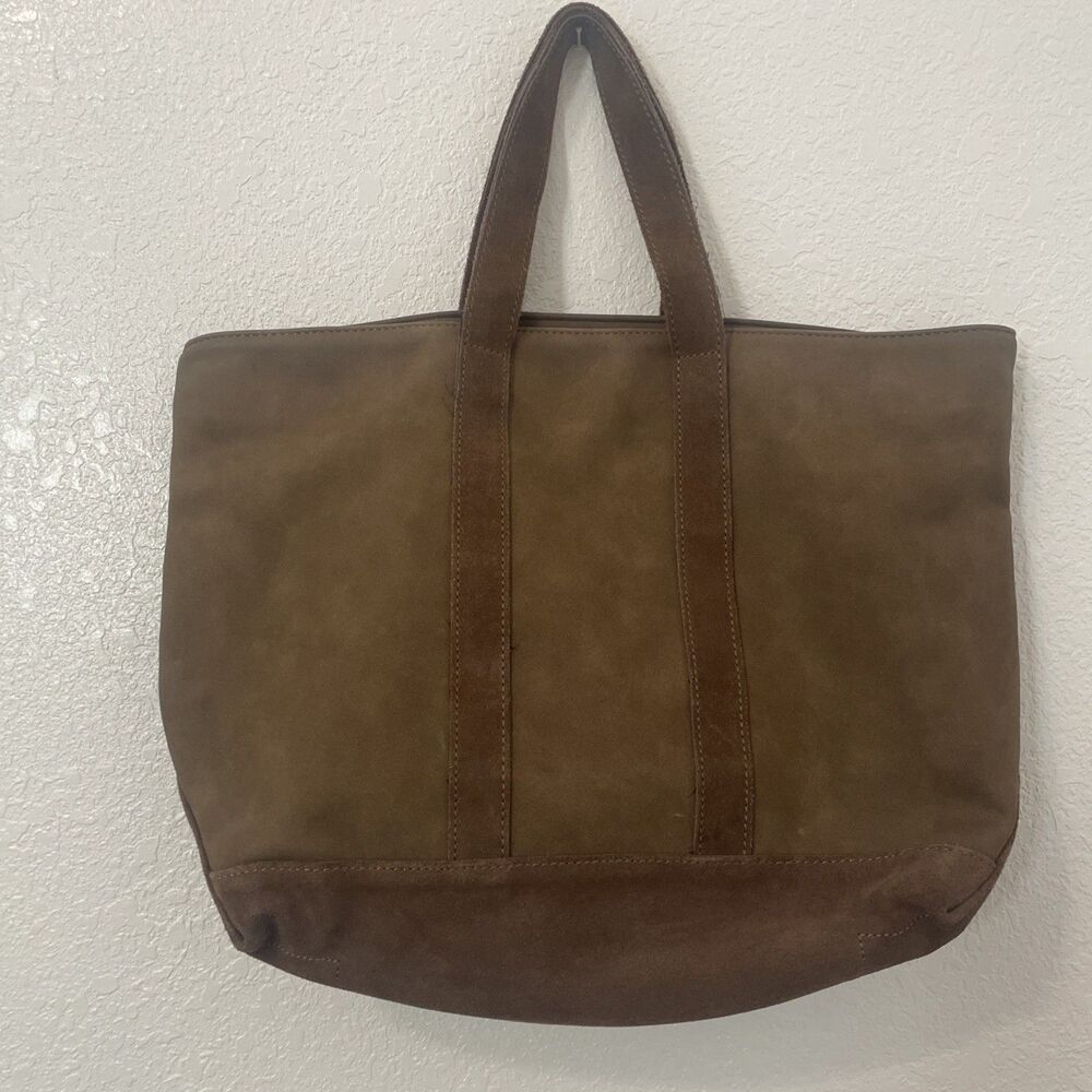 Brandy Melville Handbag Tote Brown  35% Leather Work tote Retro Shoulder Bag